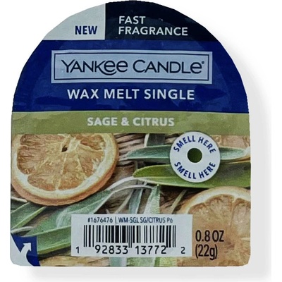 Yankee Candle vosk do aromalampy Sage & Citrus 22 g – Zboží Dáma