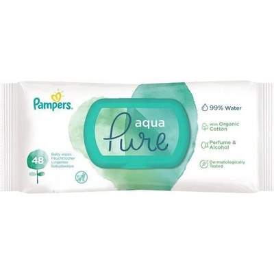 Pampers мокри кърпи Aqua - 48 броя