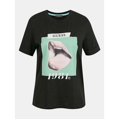 Guess tričko Odette Tee čierne