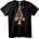 NOONEBRAND Тениска Demon Slayer Коледна Елха - S, Black