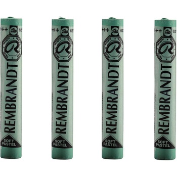 Rembrandt Soft Pastel sada suchých pastelov permanent green deep 7 4 ks