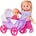 Simba Toys Кукла Evička doll walk, с количка, 2 вида (5736241)