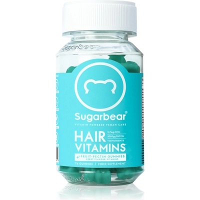 SugarbearPRO Hair Vitamins gumové medvedíky na spevnenie pokožky a pre krásne vlasy 32 kapsúl