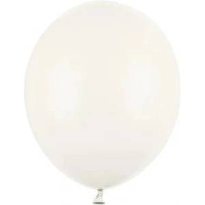 Party Deco Латексови Балони Пастел, Мръсно Бяло - 23 см (sb10p-008z)