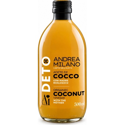 Andrea milano deto kokosový ocet sklo 500 ml