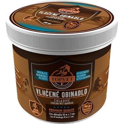 Topvet Vlhčené ovínadlo k starostlivosti o kožu po po mliaždeninách 150 ml