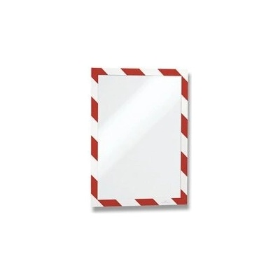 Durable Duraframe® Security A4 informační rámeček A4 bíločervený