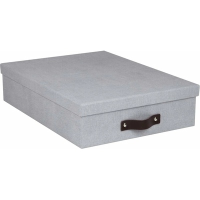 Bigso Oskar Canvas Paper Laminate organizér šedá/světlá