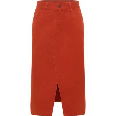 Tranquillo Дамска пола Tranquillo Women's Langer Rock mit Schlitz Skirt - Rooibos - размер 42 (EU) (113-1152-0114)