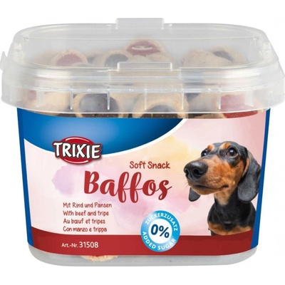 Trixie Soft Snack BAFFOS - mini kolečka hovězí, dršťky 140 g