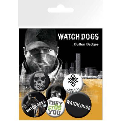 Odznaky set Watch dogs – aiden