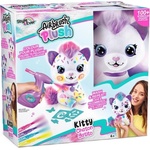 Canal Toys Творчески комплект Canal Toys Airbrush plush - Плюшена играчка за оцветяване, Коте (CTOFG272) - baby