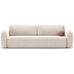 Cosmopolitan Design Кремав шенилов сгъваем/с място за съхранение диван 262 cm Tonale - Cosmopolitan Design (COS_3SF_214_F1_TONALE1)