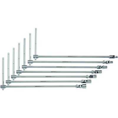 Bahco Sada 7 nástrčných klíčů s kloubem a T-rukojetí 500mm b6 - BA-BE1TS-S7