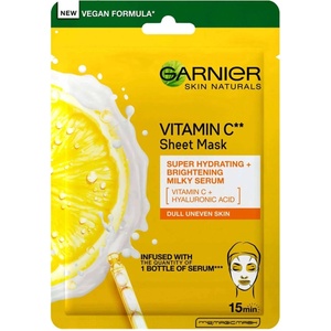 Garnier Skin Naturals Лист маска за лице Vitamin C, 28 g