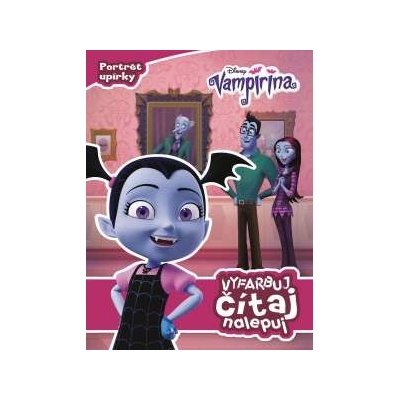 Vampirina: Vyfarbuj, čítaj, nalepuj