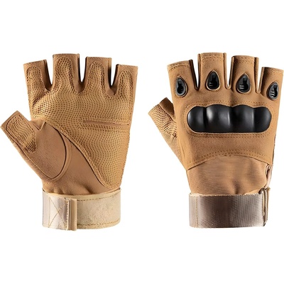 HARAHU Мъжки безпръстови ръкавици su-37694 - Кафяв kp37694 (su-37694)