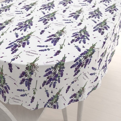 Biante Dekoračný oválny obrus PML-084 Lavender 140x200 cm