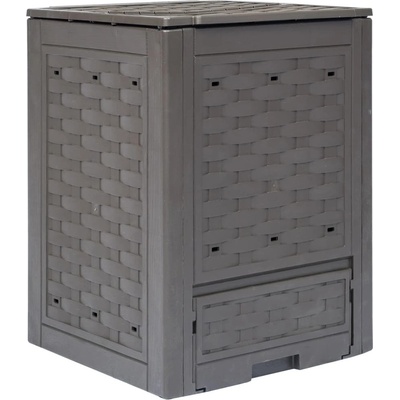 vidaXL 45681 Zahradní kompostér hnědý 60 x 60 x 83 cm 300 l