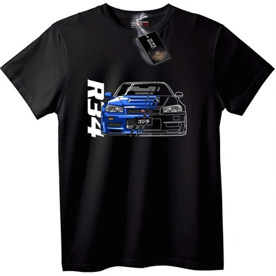 NOONEBRAND Тениска R34 Кола - 2XL, Black