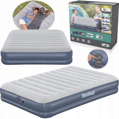 Bestway 6716T Tritech Queen 203 cm x 152 cm x 36cm s vestavěnou pumpou
