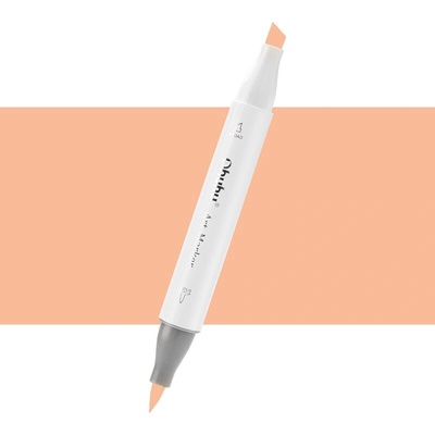 Lihová fixa OHUHU oboustranná Brush & Chisel, Rose Beige (BR3)