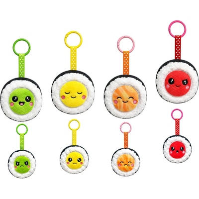 Přívěsek na klíče PLYŠ Sushi Kawaii 8cm Plush Friends 4 druhy