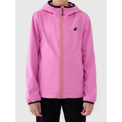 4F Girls' Softshell Jacket ružová