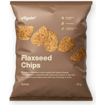 Vilgain Flaxseed Chips solené 50 g