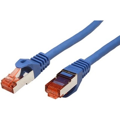 Roline 21.15.2649 S/FTP patch, kat. 6, Component Level, LSOH, 20m, modrý
