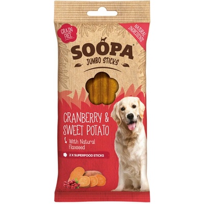 Soopa Pets Soopa dentálna tyčinky Jumbo s brusinkami a batáty 170 g