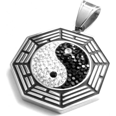 Steel Jewelry Přívěsek jing jang z chirurgické oceli PR140929