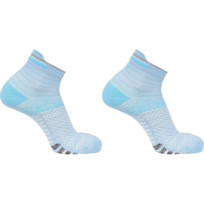 Salomon Дамски чорапи Salomon Predict Quarter 2 Pack Running Socks Womens - Blue
