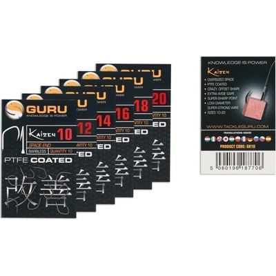 GURU Kaizen, veľ.14 (bezhrotový/rýľový koniec) 10 ks v balenie