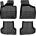 FroGum Гумени стелки Frogum Proline 3D съвместими с AUDI A3 8P (2003-2013) 4 ЧАСТИ