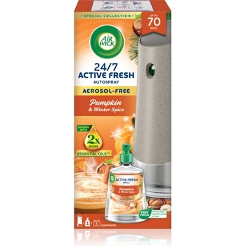 Air Wick Active Fresh Pumpkin & Winter Spice автоматичен освежител за въздух с пълнител 228ml