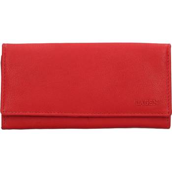 Lagen dámska kožená peňaženka V 25 E červená