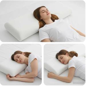 vidaXL Възглавница за спане 120 x 36 x 13 см Среден Гелова мемори пяна (42020233)