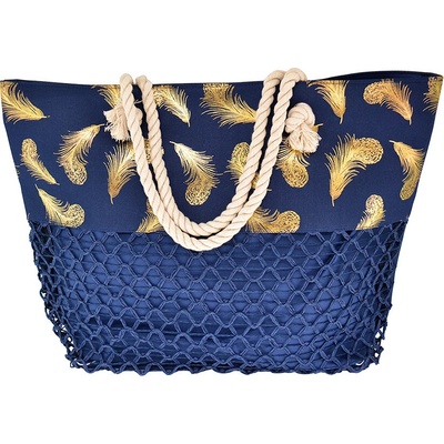 Mora Mora ПЛАЖНА ЧАНТА pluma navy