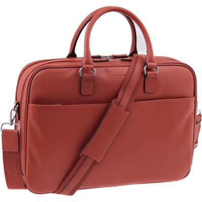 Hexagona Kožená taška na malý 13'' notebook oranžová 464409