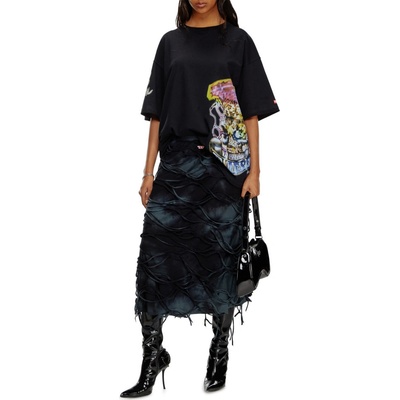 Diesel O-jal Skirt čierna