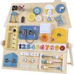 2Kids Toys Дървена занимателна дъска със стойка 2Kids Toys Little House