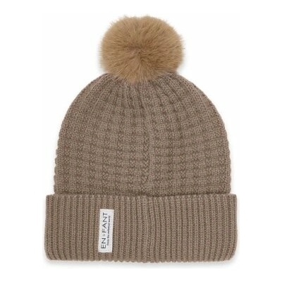 En Fant Pletená čepice s bambulí Fungi