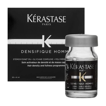 Kérastase Densifique Program Homme kúra pro hustotu řídnoucích vlasů s pánskou parfemací 30 x 6 ml