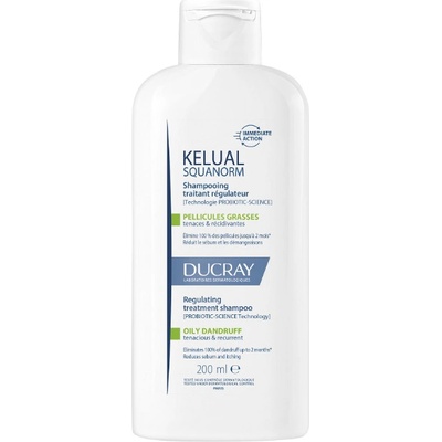 DUCRAY Kelual Squanorm šampón proti mastným lupinám 200 ml