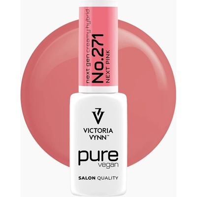 Victoria Vynn hybridní gel lak Pure Vegan Creamy Hybrid Next pink 271 8 ml