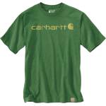 Carhartt Мъжка тениска Carhartt Core Logo S/S T-shirt - Harvest Sage Heather (016-7684-1514)