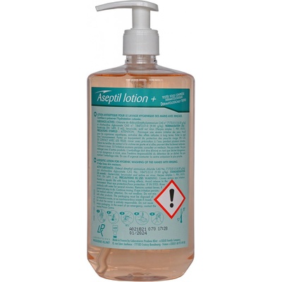 Laboratoires Prodene Klint Francie dezinfekční mýdlo Aseptil Lotion 1L