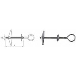 Uncanny Brand Steel anchor umbrella eyelet hook 5*90mm