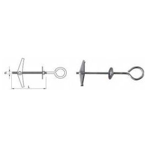 Uncanny Brand Steel anchor umbrella eyelet hook 5*90mm